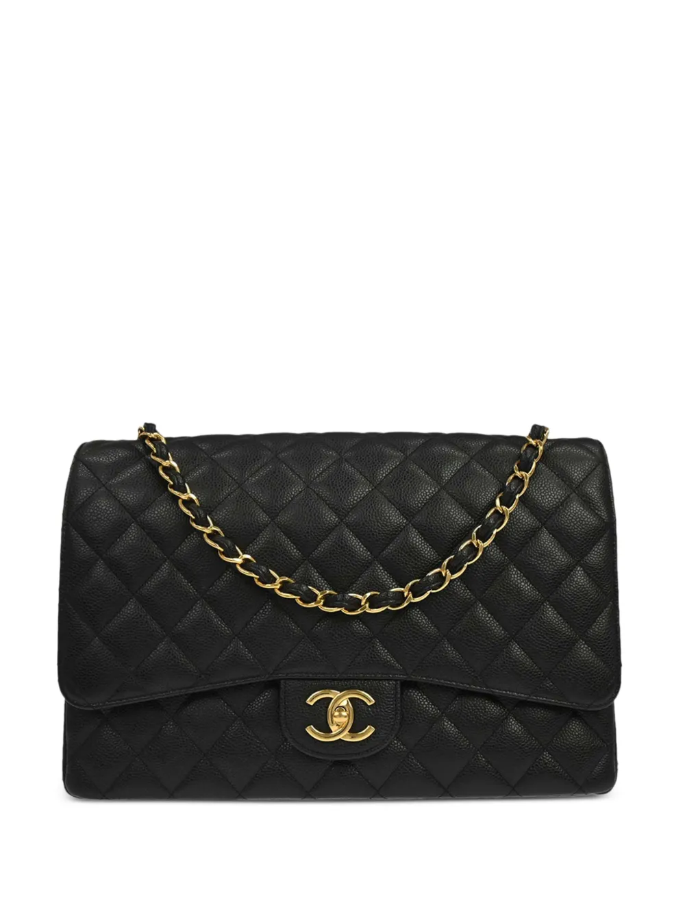 CHANEL Pre-Owned Maxi Classic Double Flap shoulder bag - Nero