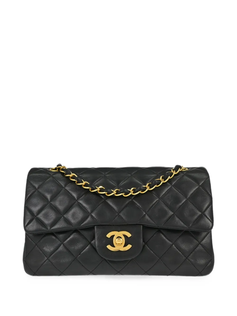 CHANEL Pre-Owned 1996-1997s Double Flap shoulder bag - Black