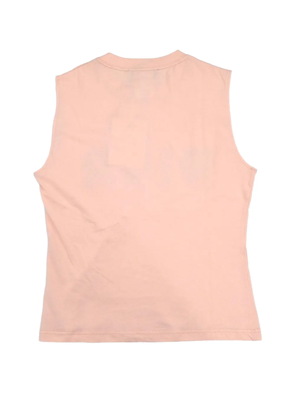 Christian Dior Pre-Owned Denim tanktop met logo-print Roze