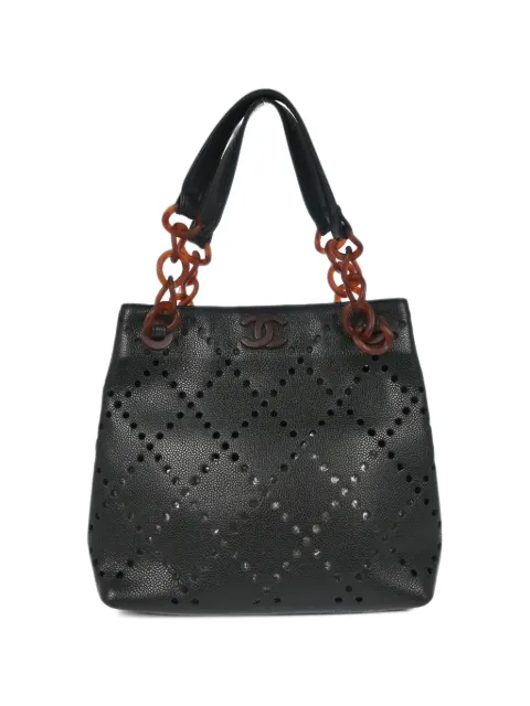 CHANEL Pre-Owned tote con perforaciones