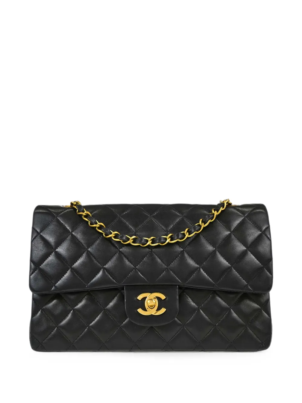 CHANEL Pre-Owned medium 1994-1996 Classic Double Flap quilted shoulder bag - Nero