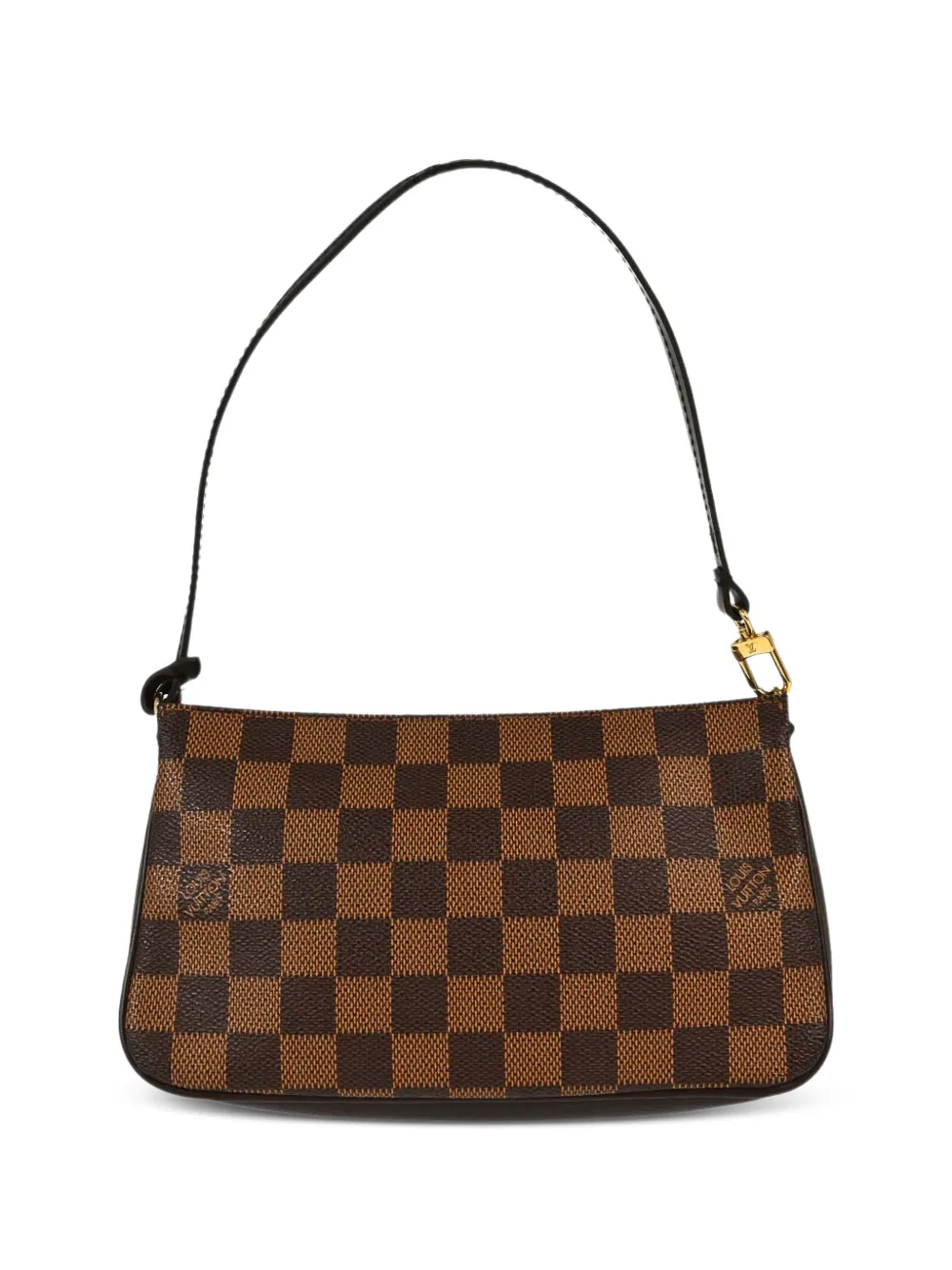Louis Vuitton Pre-Owned Damier Navona check-pattern shoulder bag - Braun
