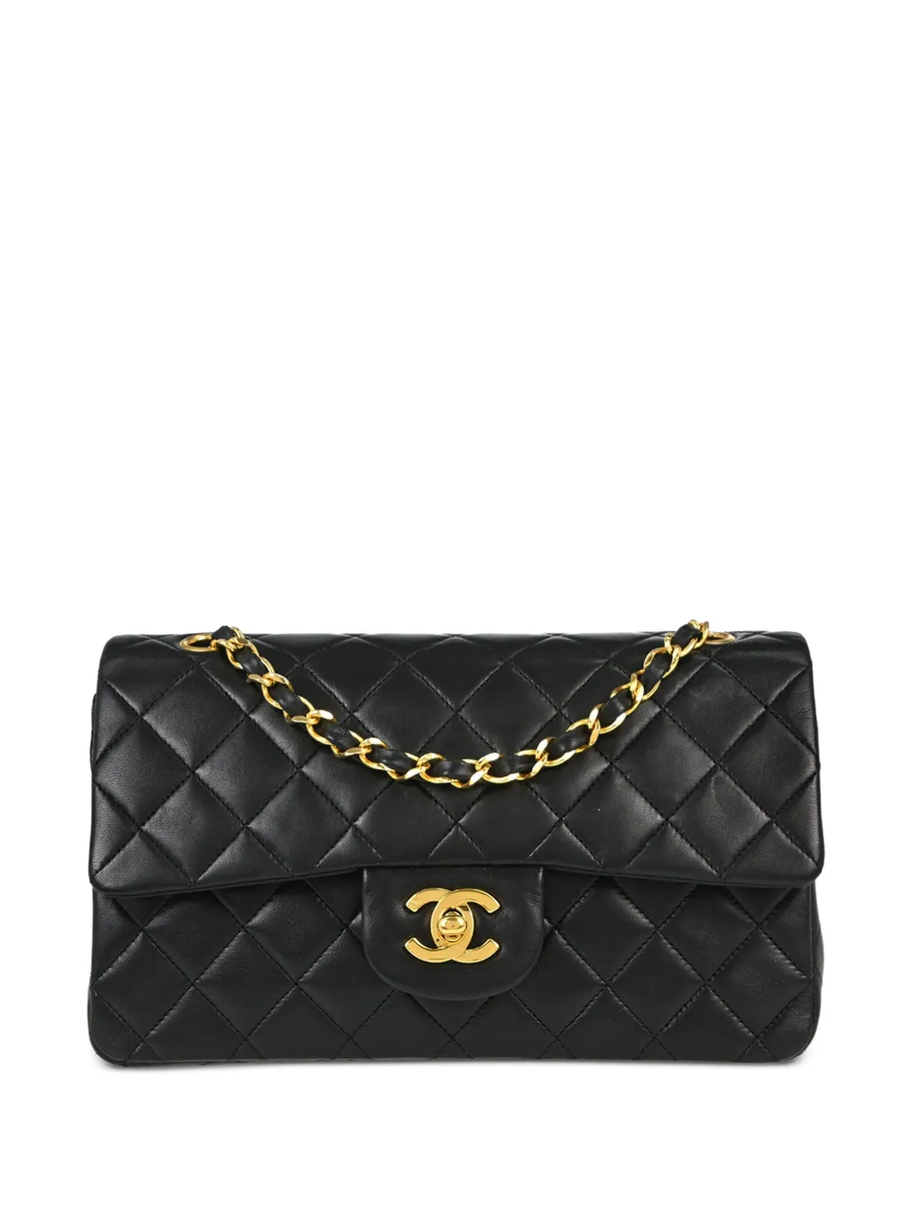 CHANEL Pre-Owned 1989-1991 Double Flap shoulder bag - Black