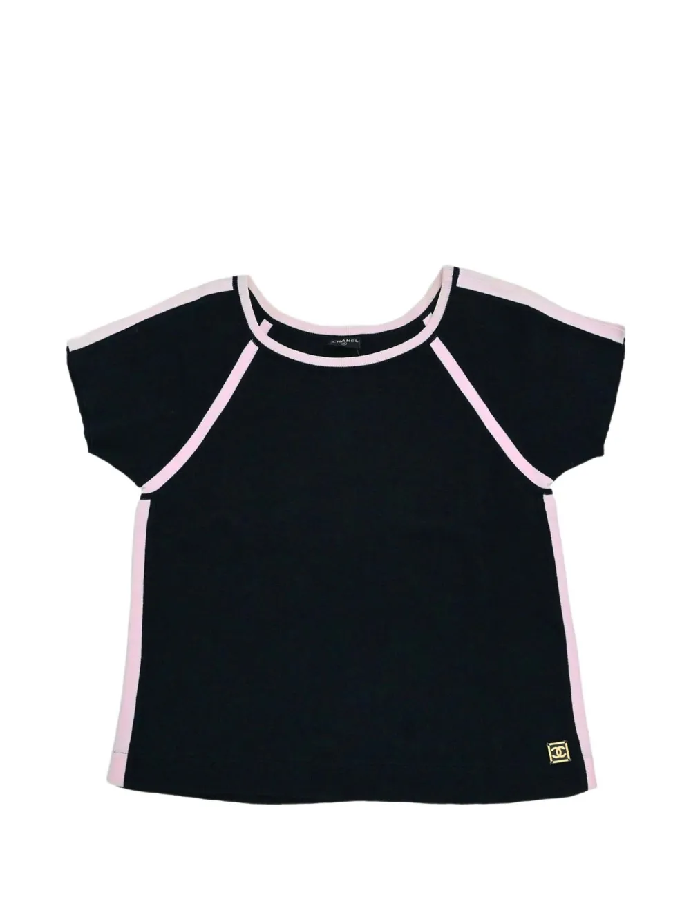 CHANEL Pre-Owned Sport Line short-sleeve knit T-shirt - Schwarz