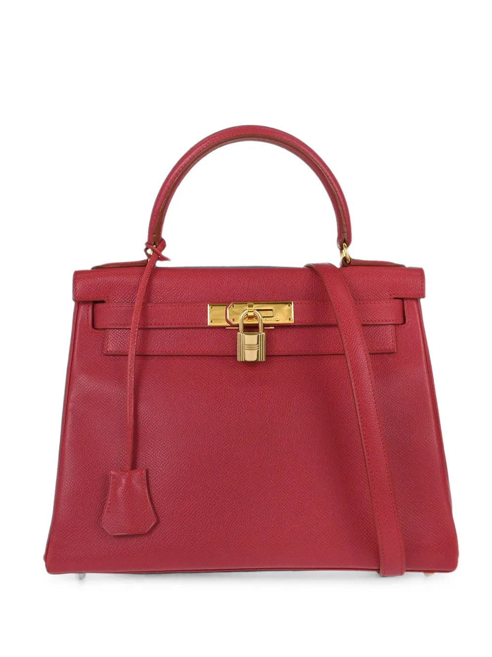 Hermès Pre-Owned 1997 28 Kelly Retourne tote bag - Rouge Hermès Pre-Owned 1997 28 Kelly Retourne tote bag - Rouge