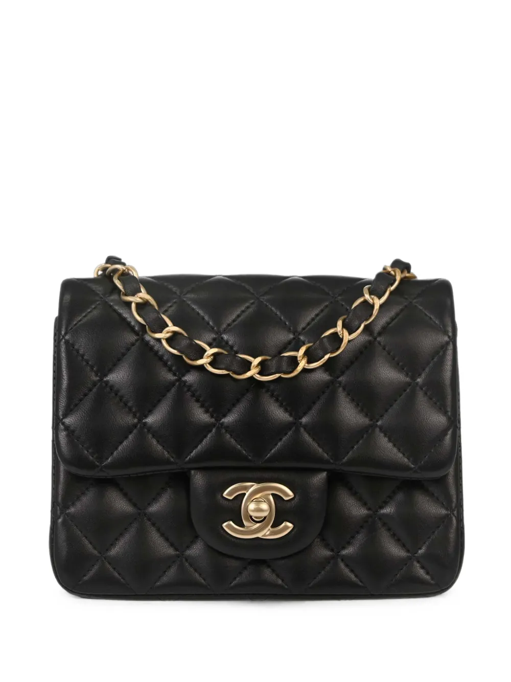 CHANEL Pre-Owned 2012-2013 quilted Classic Square shoulder bag - Nero