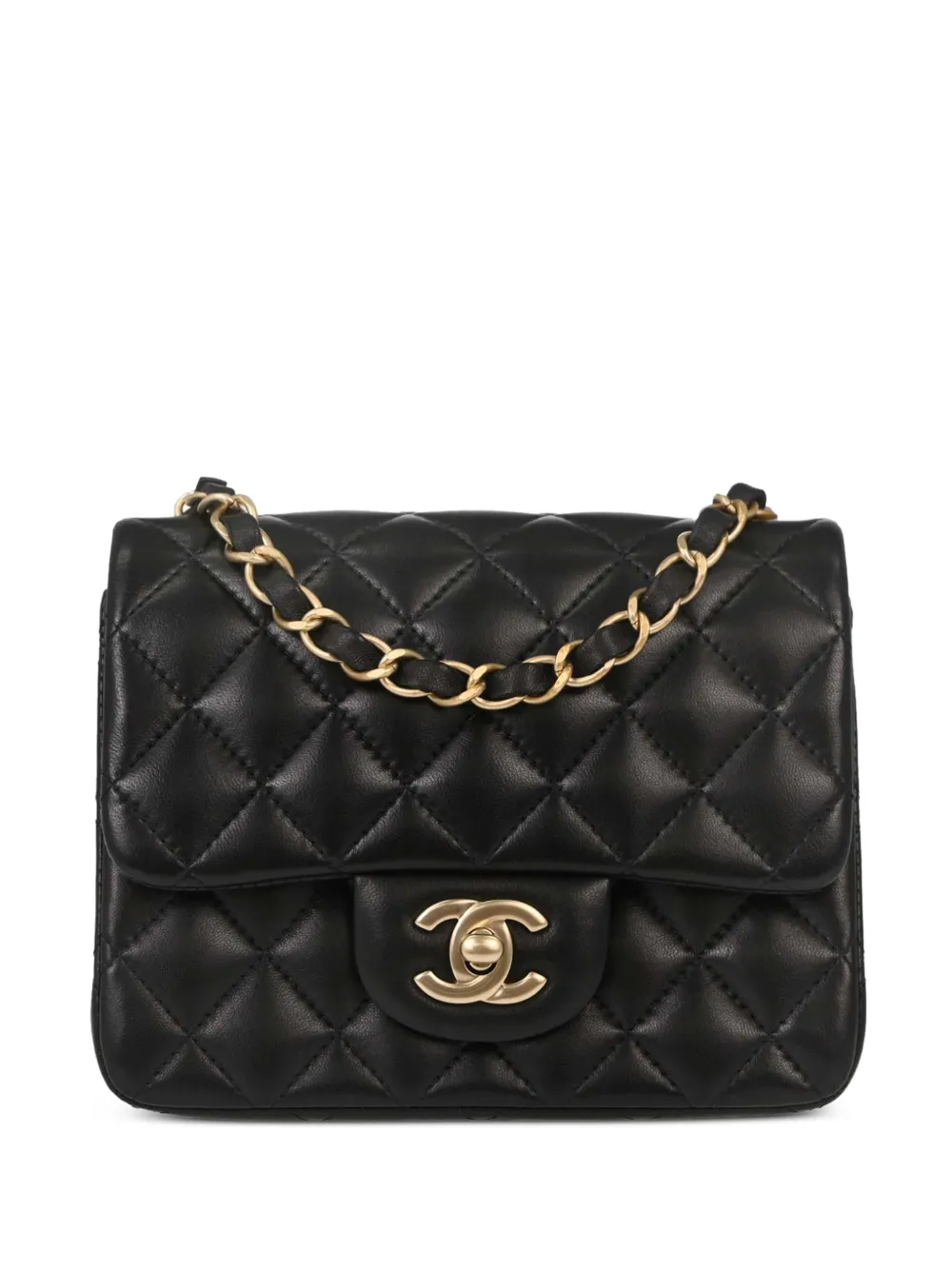 CHANEL Pre-Owned 2012-2013 quilted Classic Square shoulder bag - Nero