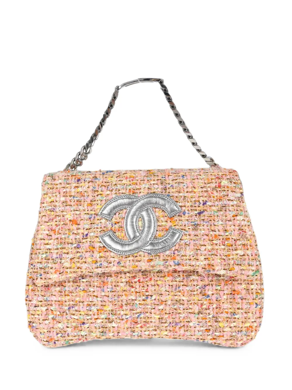 CHANEL Pre-Owned 1996-1997 CC tweed handbag - Rosa