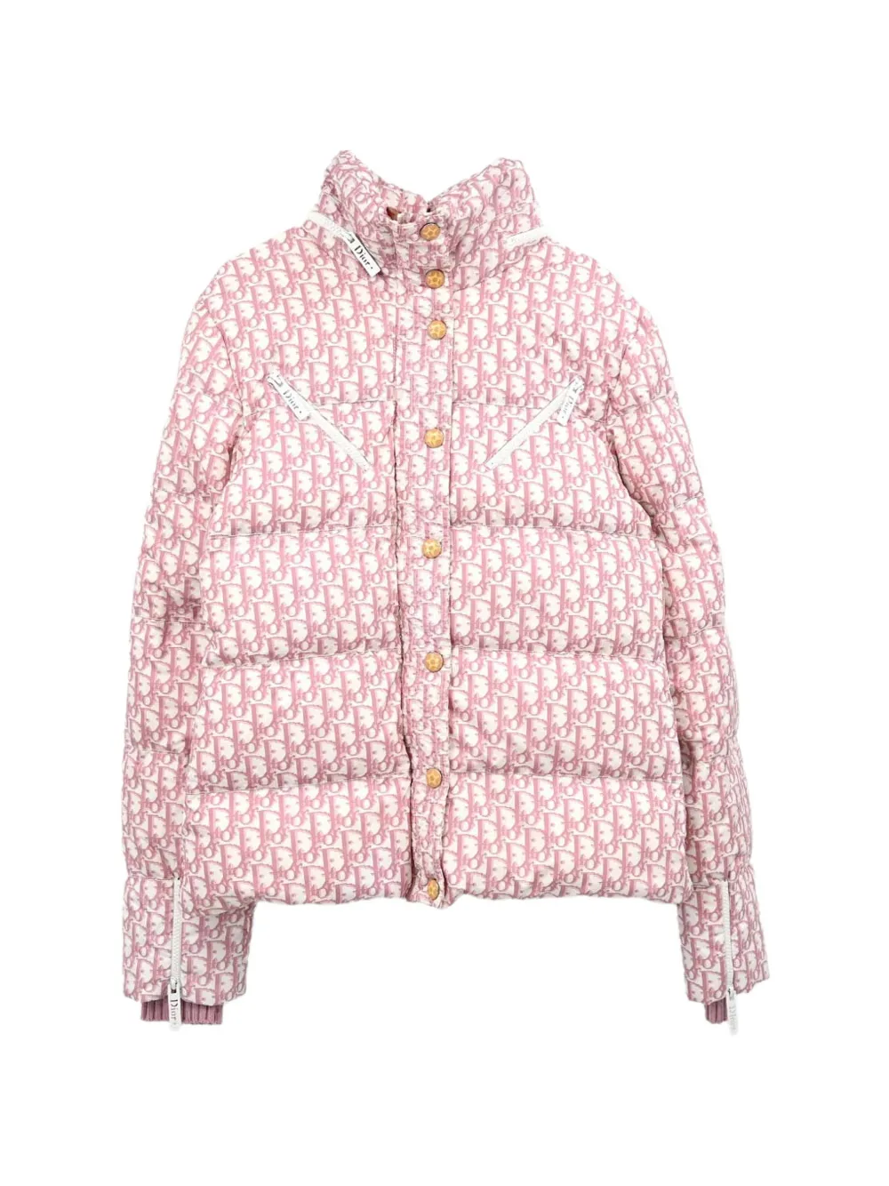 Christian Dior Pre-Owned 2004 Trotter puffer jacket - Rose Christian Dior Pre-Owned 2004 Trotter puffer jacket - Rose