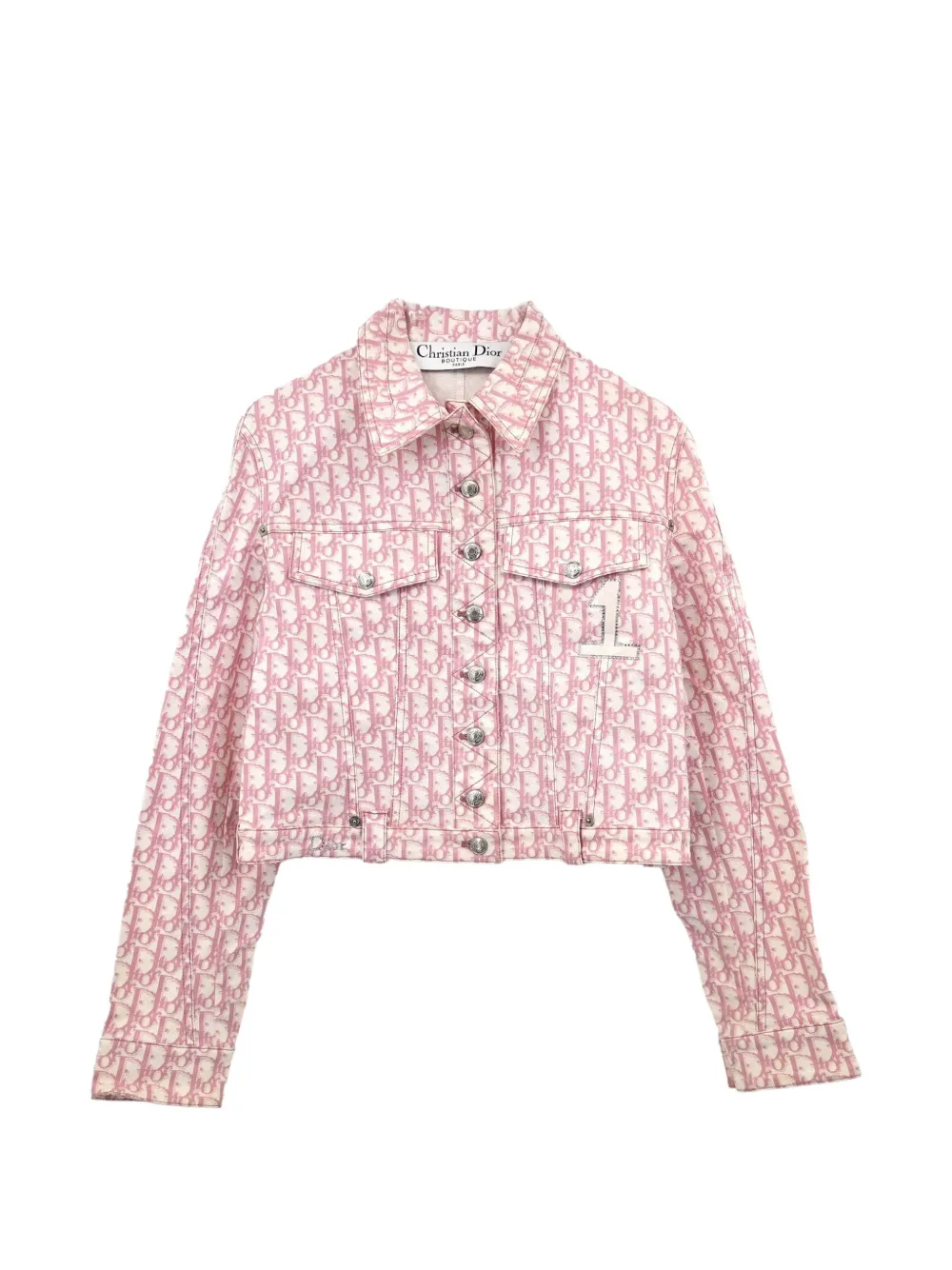 Christian Dior Pre-Owned veste en jean Trotter (2004) - Rose