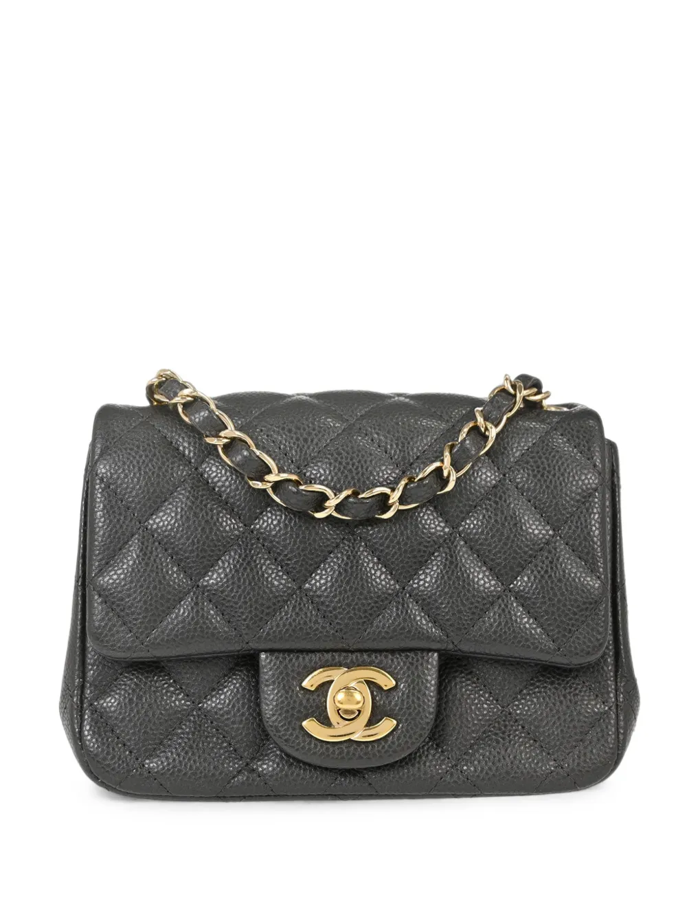 CHANEL Pre-Owned 2018 quilted leather shoulder bag - Grigio