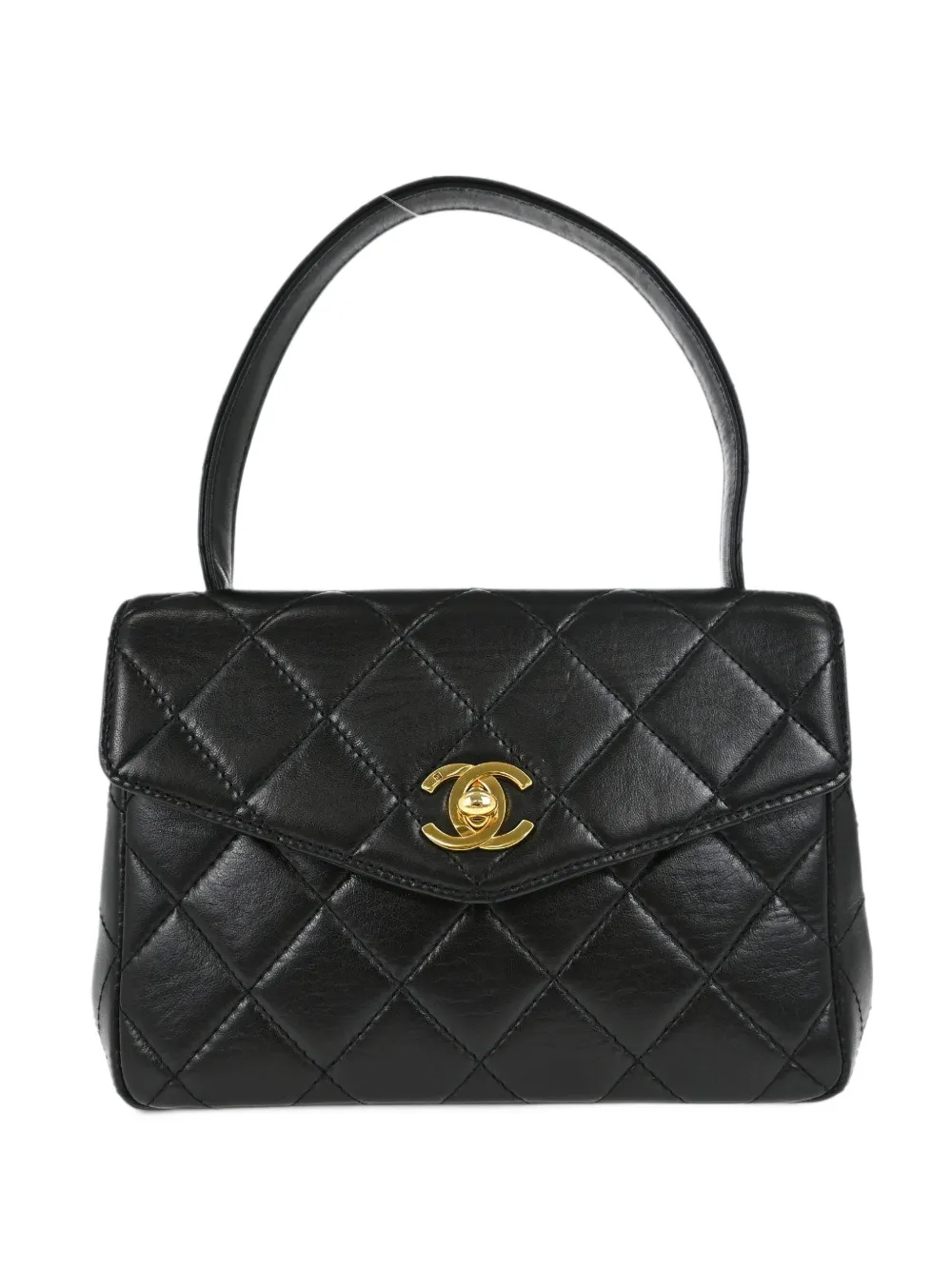 CHANEL Pre-Owned mini 1996-1997 quilted tote bag - Nero