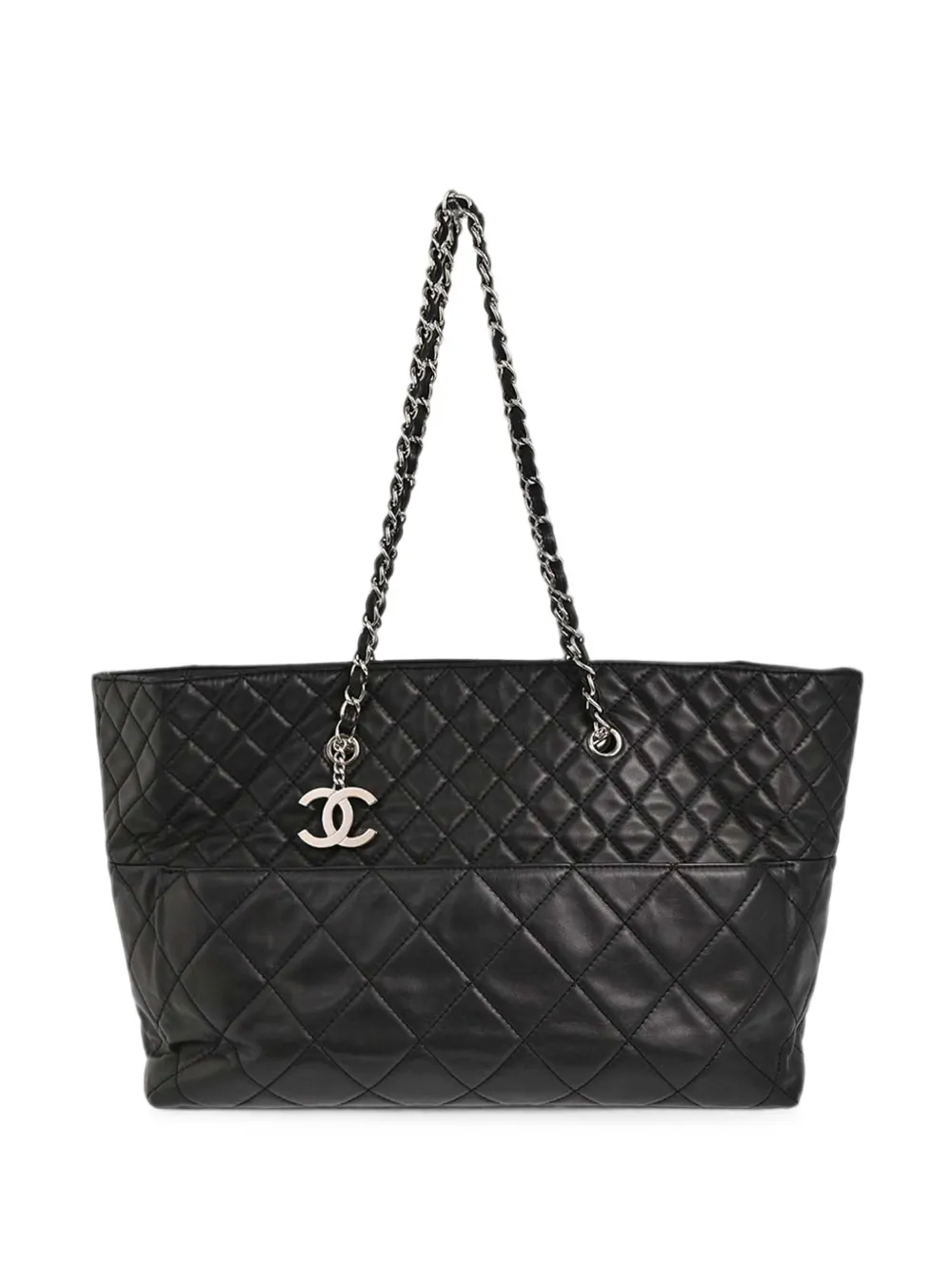 CHANEL Pre-Owned 2011 In the Business quilted leather tote bag - Nero