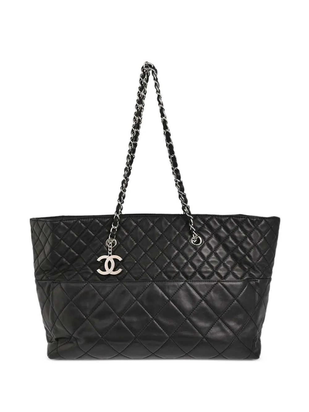 CHANEL Pre-Owned 2011 In the Business quilted leather tote bag - Schwarz