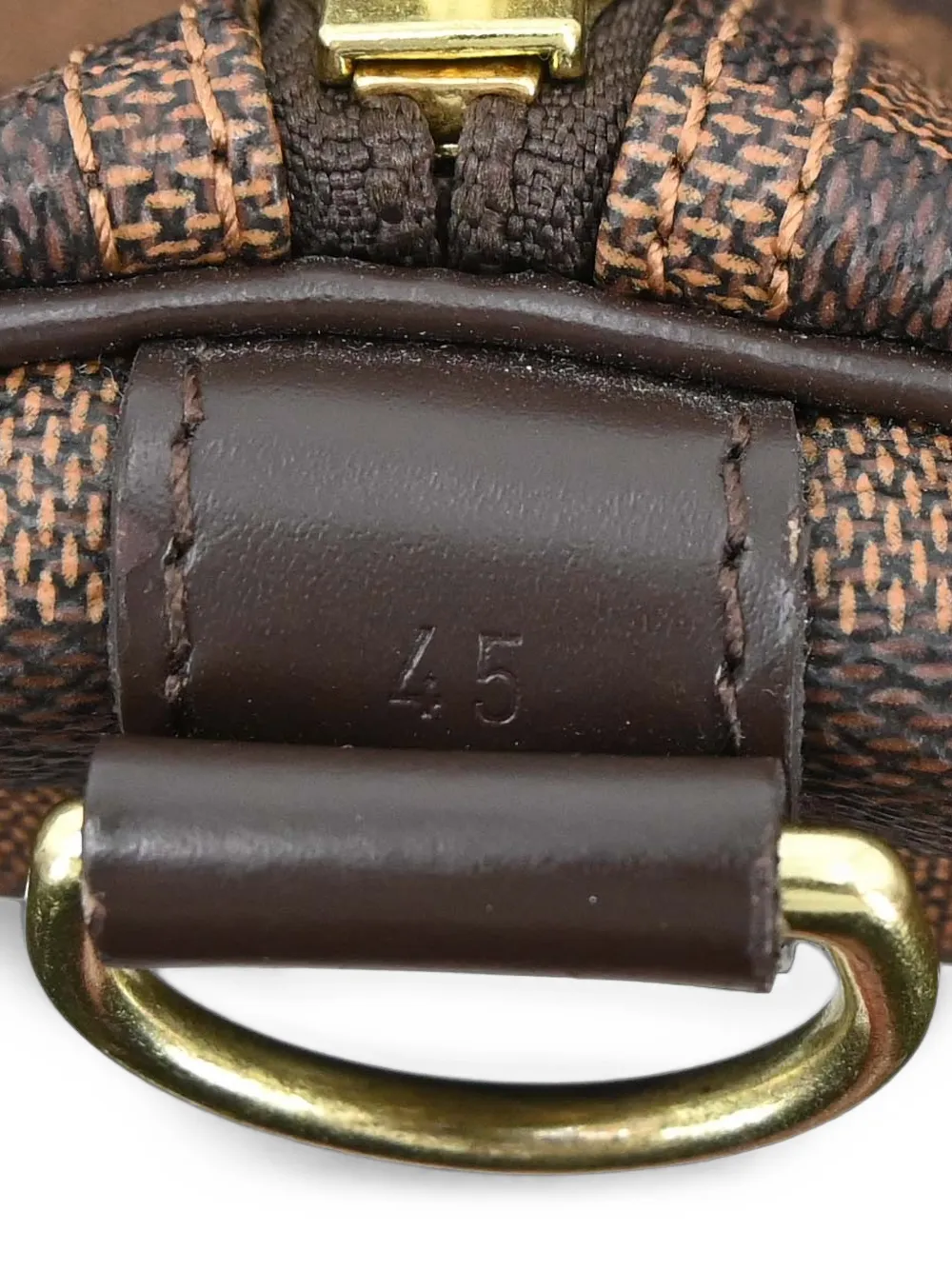 Louis Vuitton Pre-Owned Damier Keepall Bandoulière 45 duffeltas Bruin