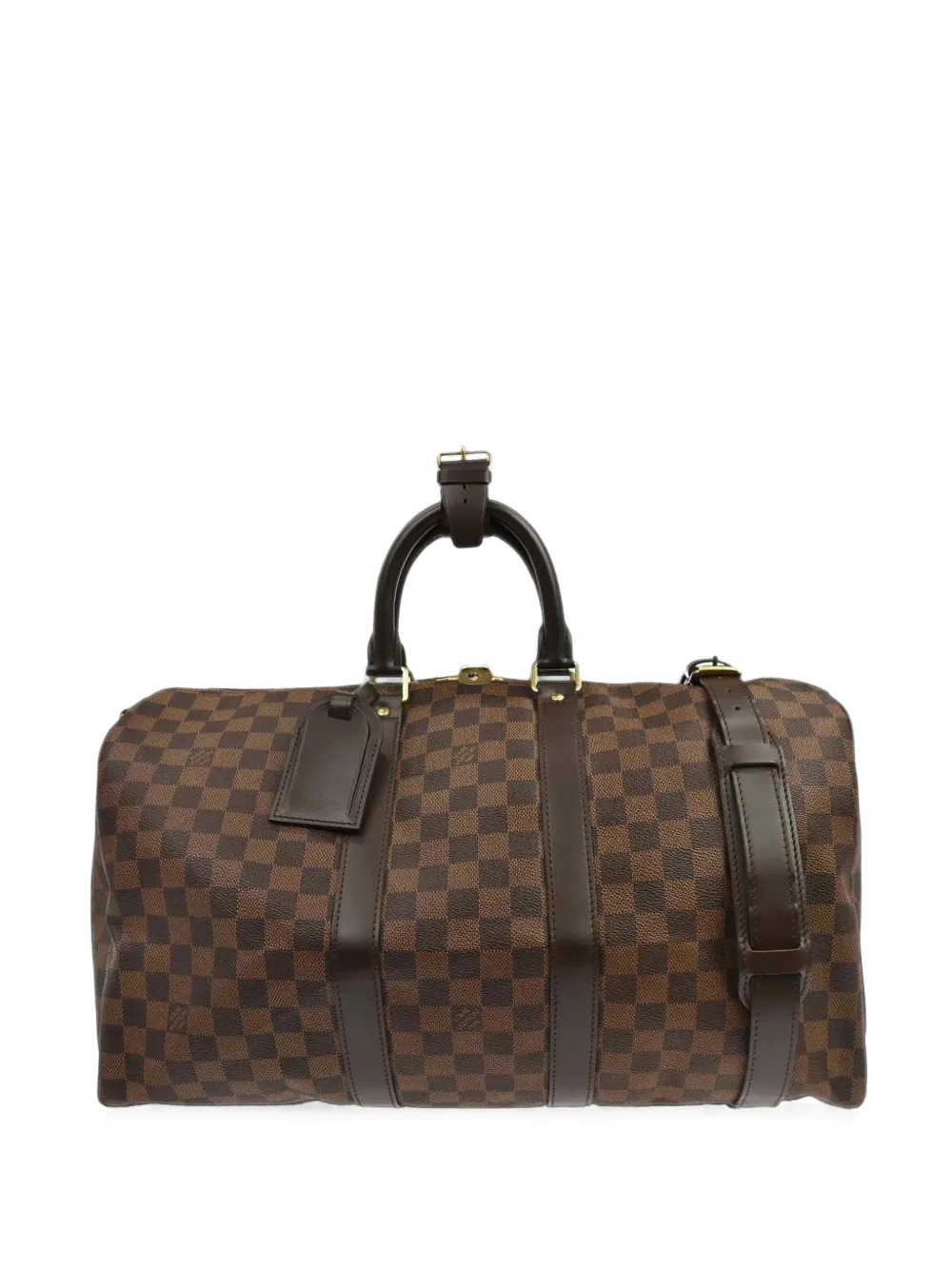 Louis Vuitton Pre-Owned Damier Keepall Bandoulière 45 duffle bag - Braun