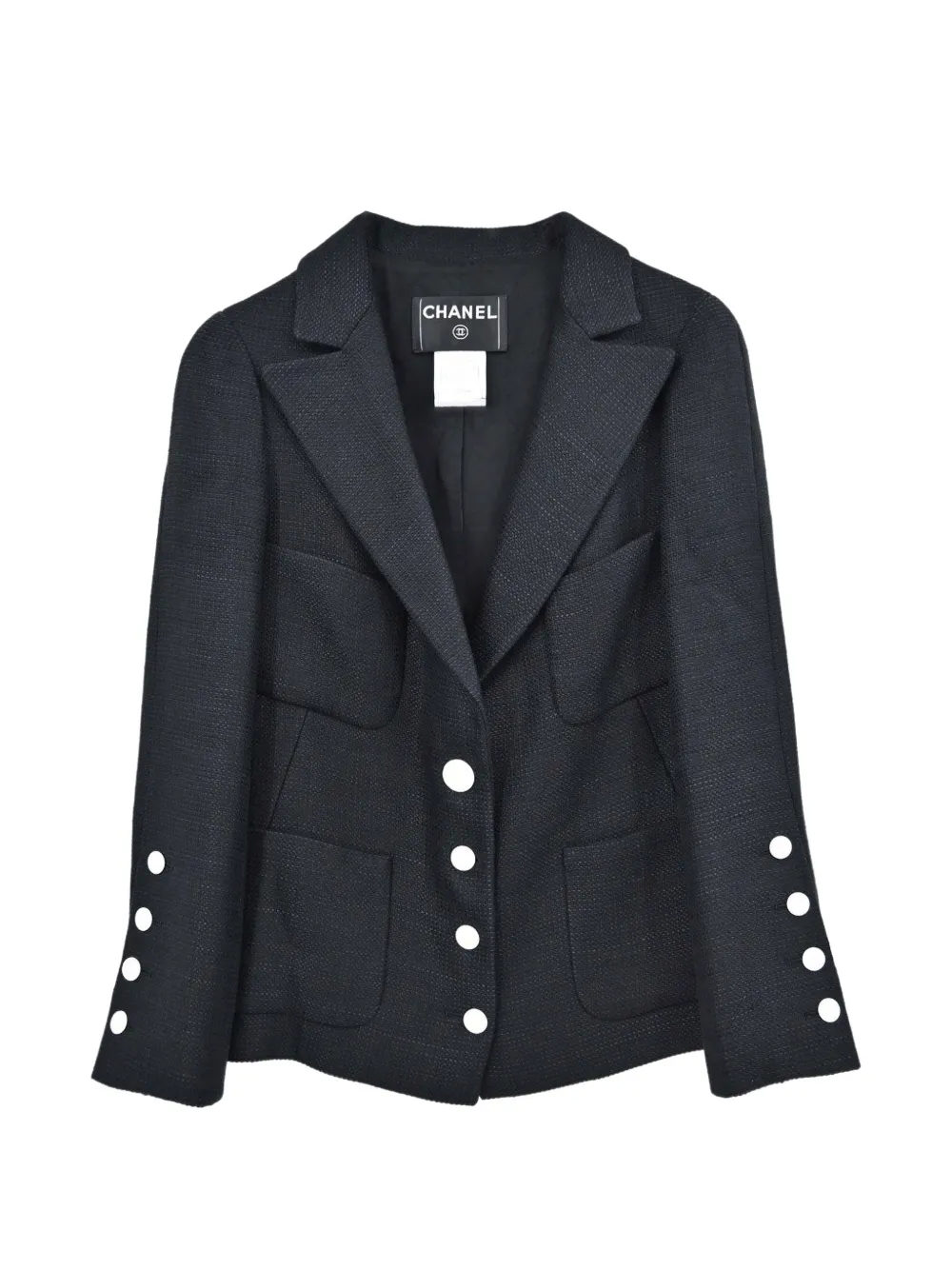 CHANEL Pre-Owned 2007 single-breasted jacket - Schwarz