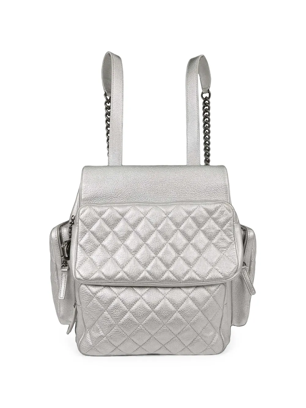 CHANEL Pre-Owned 2016 Casual Rock backpack in Silver