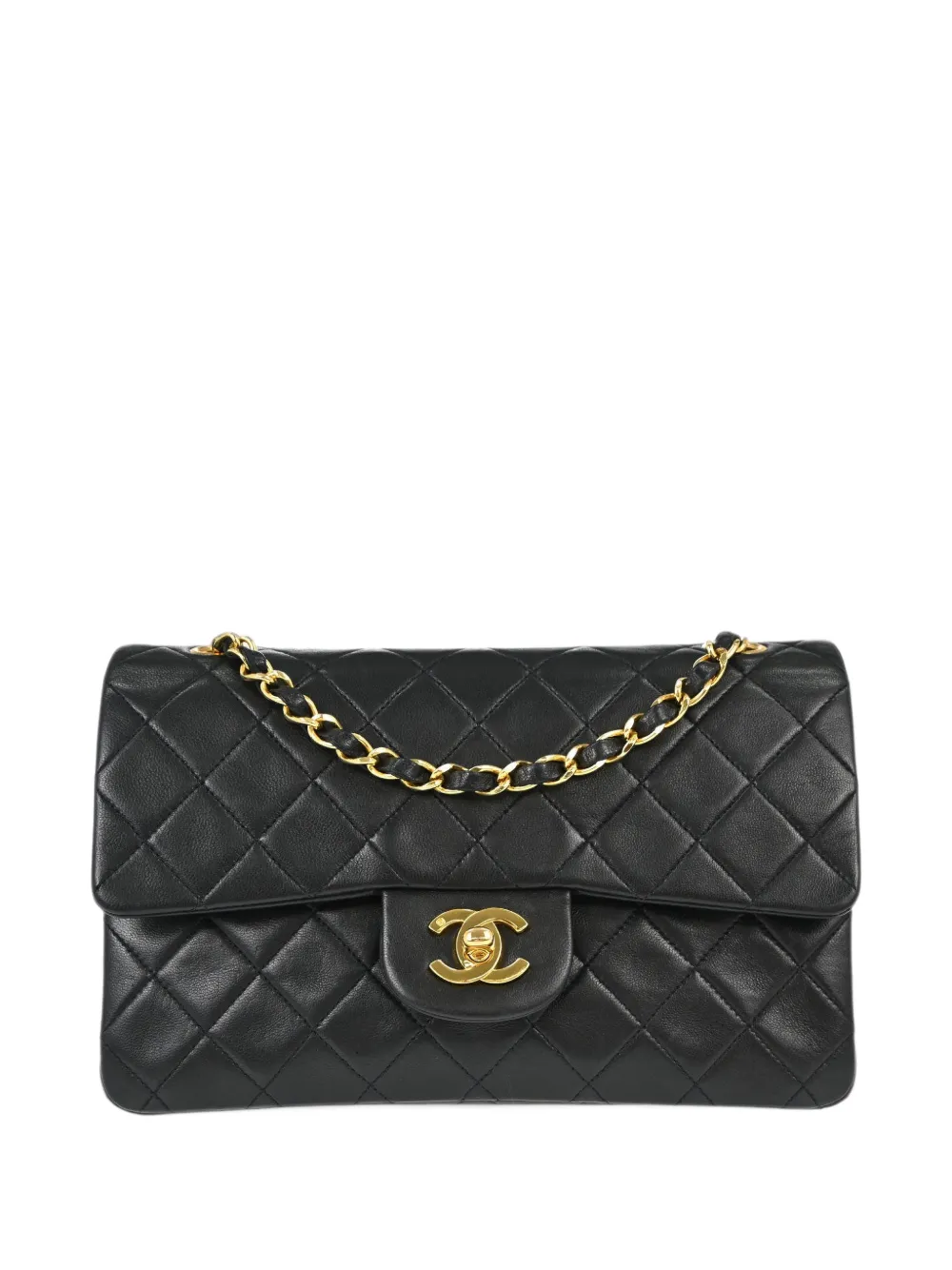 CHANEL Pre-Owned 1989-1991 small Double Flap bag - Nero