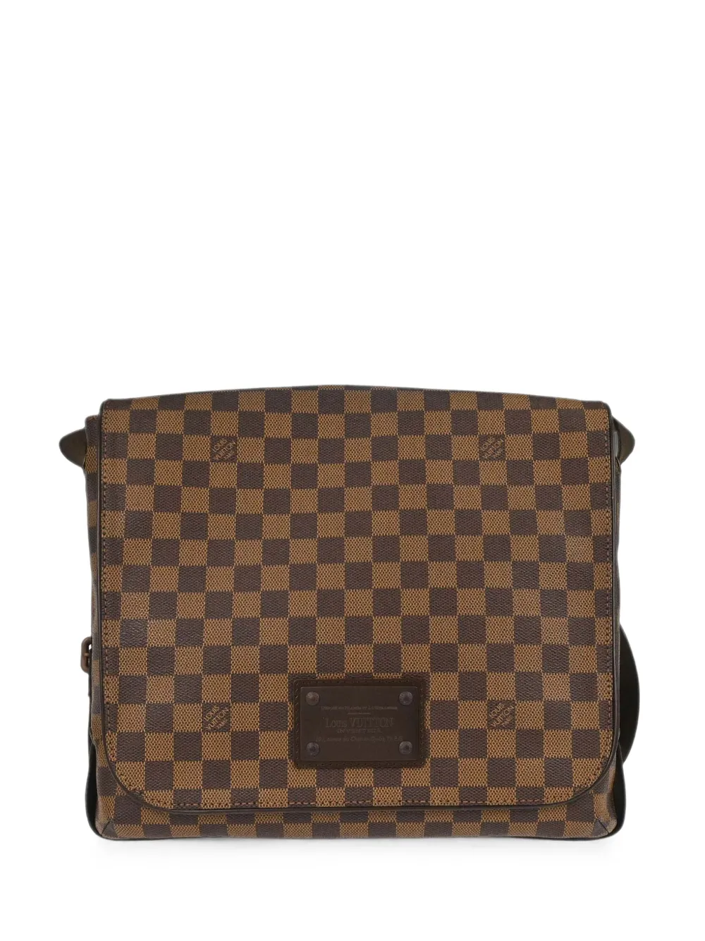 Louis Vuitton Pre-Owned MM Brooklyn Damier Ebene shoulder bag - Marrone