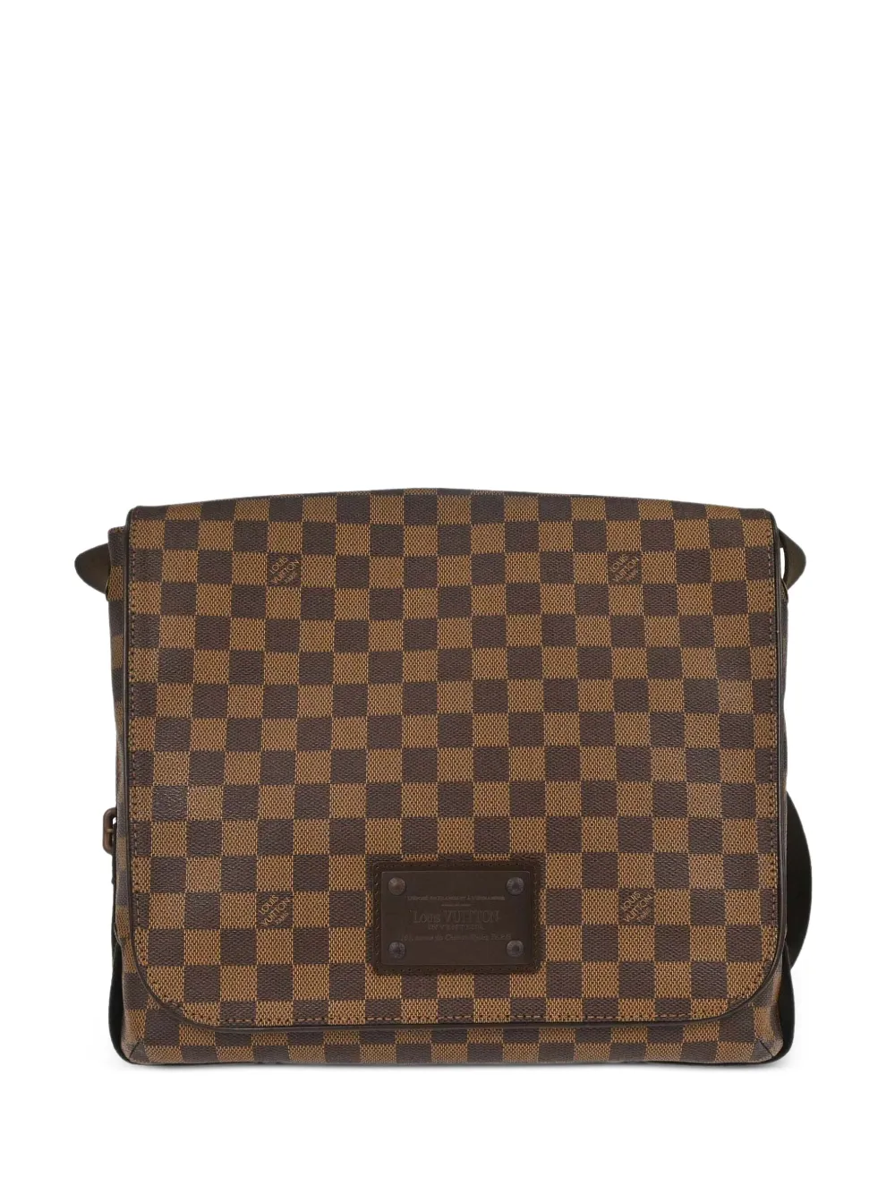 Louis Vuitton Pre-Owned MM Brooklyn Damier Ebene shoulder bag - Marrone