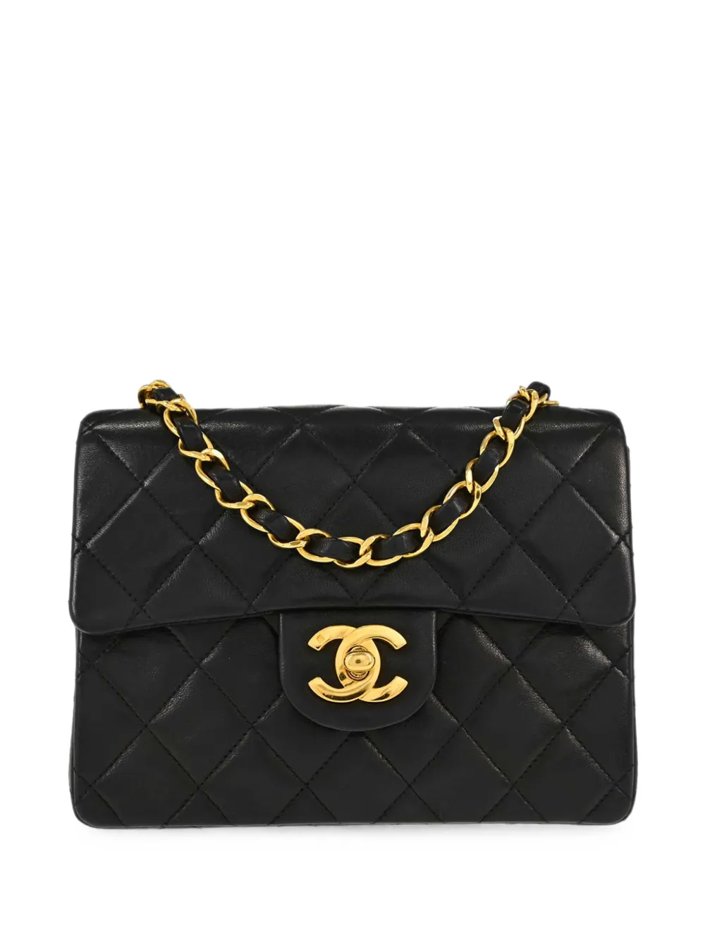 CHANEL Pre-Owned 1996-1997 quilted mini bag - Nero