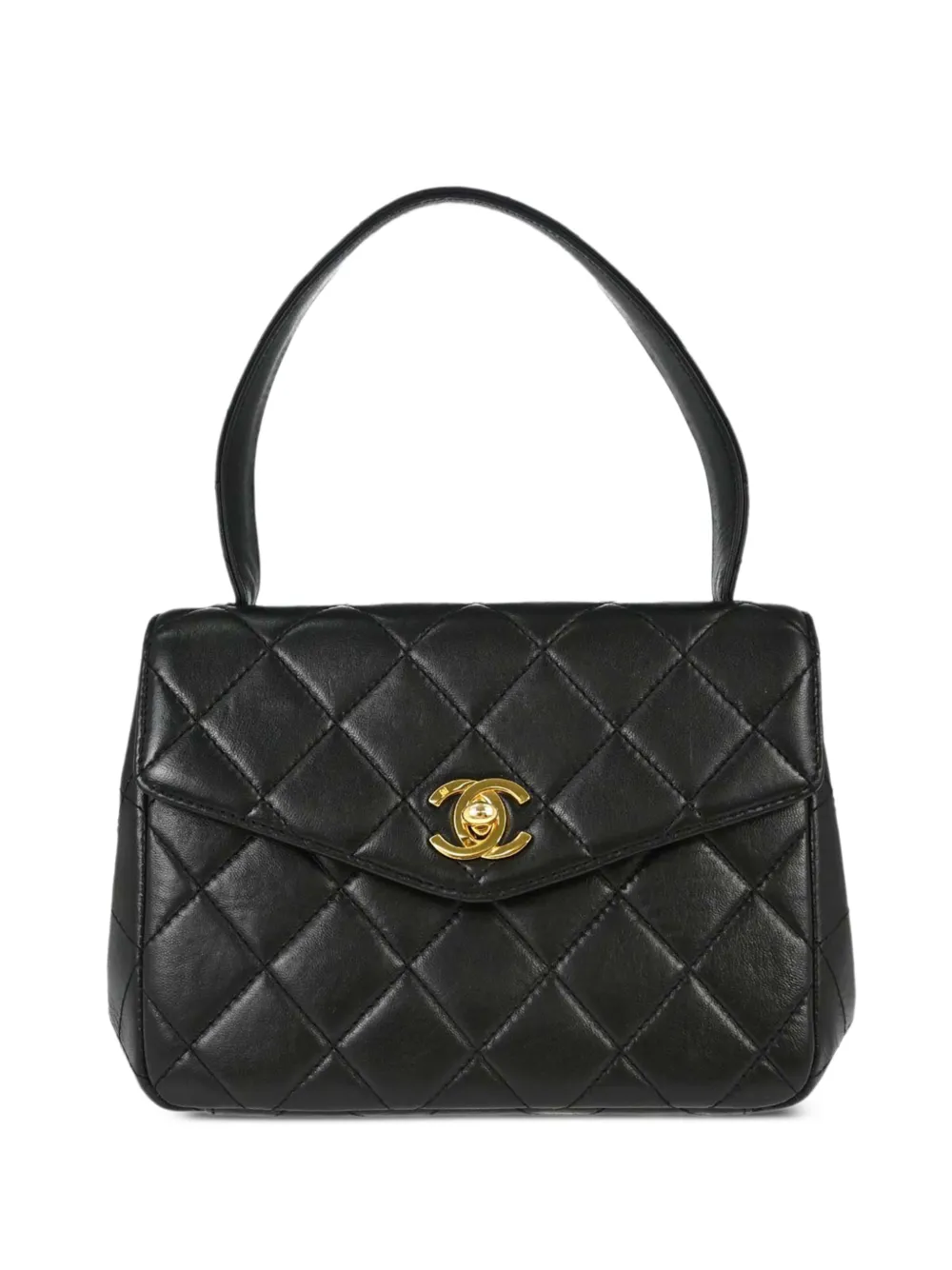 CHANEL Pre-Owned 1996-1997 quilted leather shoulder bag - Schwarz