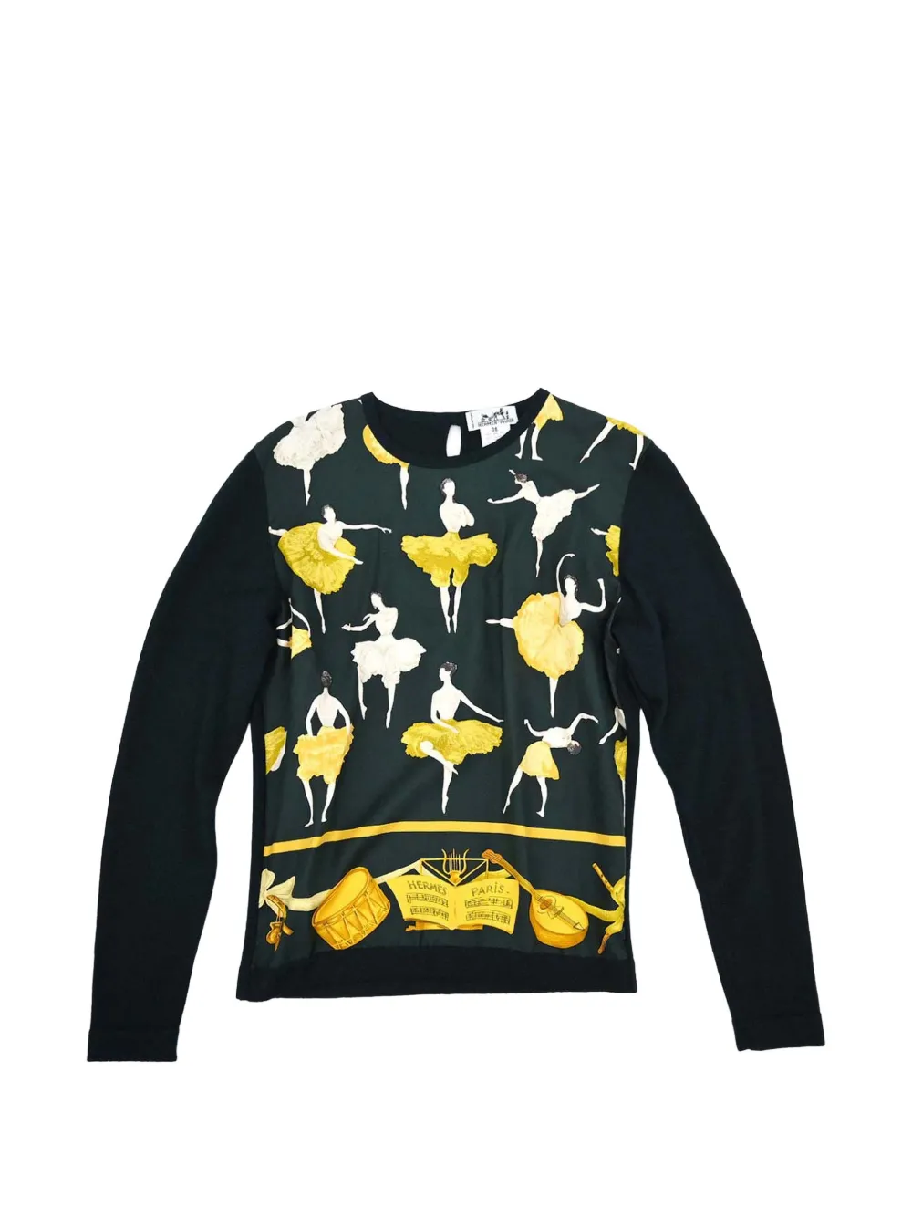 Hermès Pre-Owned pull La Danse 38 - Vert