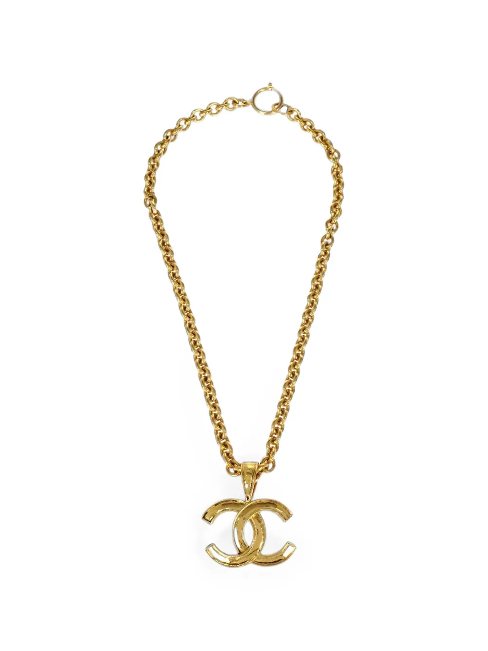 CHANEL Pre-Owned CC pendant necklace - Oro