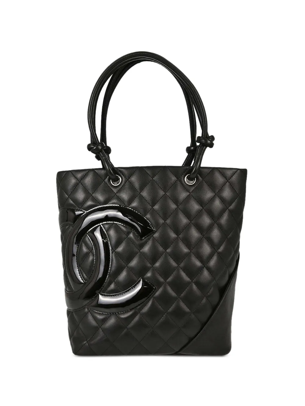 CHANEL Pre-Owned 2005-2006 Cambon Ligne quilted leather tote bag - Schwarz