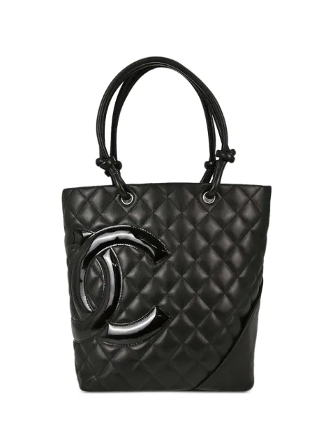CHANEL Pre-Owned tote Cambon Ligne de piel capitonada 2005-2006