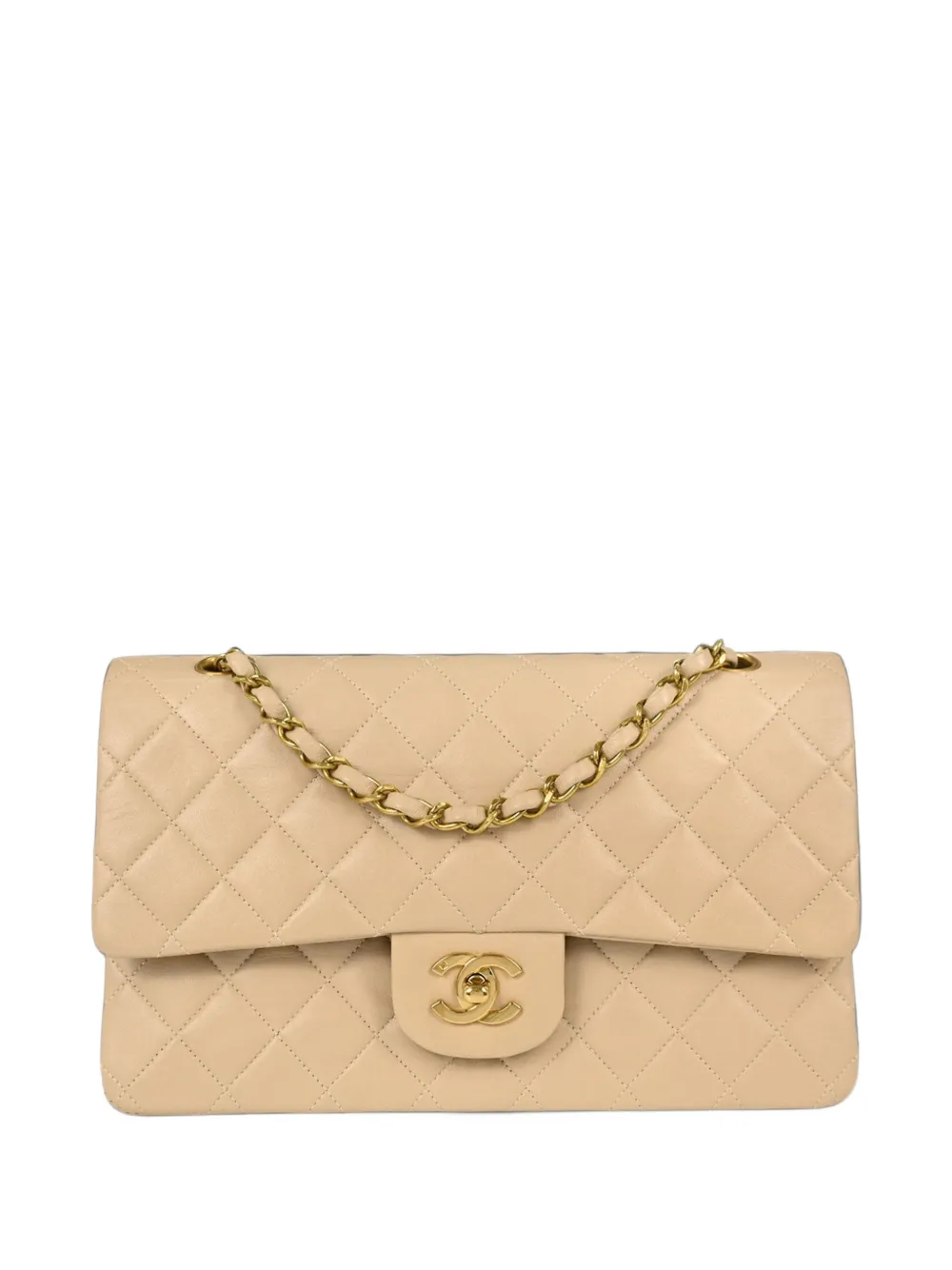 CHANEL Pre-Owned 1994-1996 Classic Double Flap shoulder bag - Toni neutri
