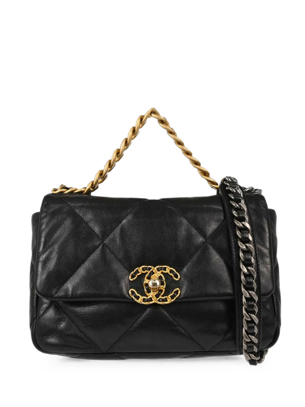CHANEL Pre-Owned 2019-2020 Dix-neuf 19 2way tote bag - Noir