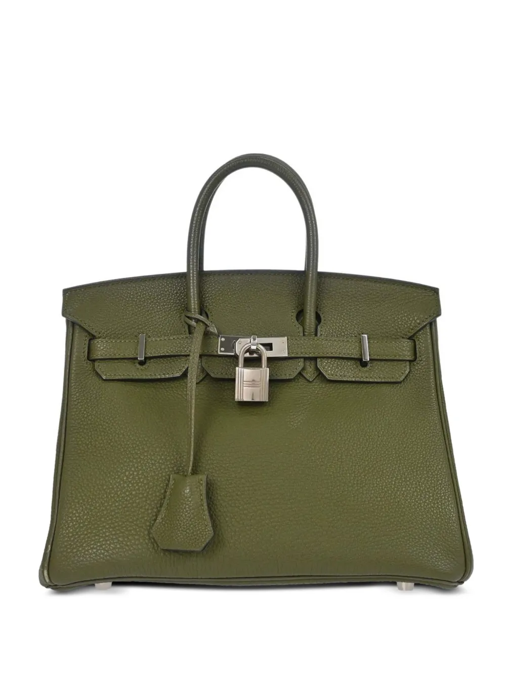 Hermès Pre-Owned 25 Birkin Taurillon Clemence-leather tote bag - Grün