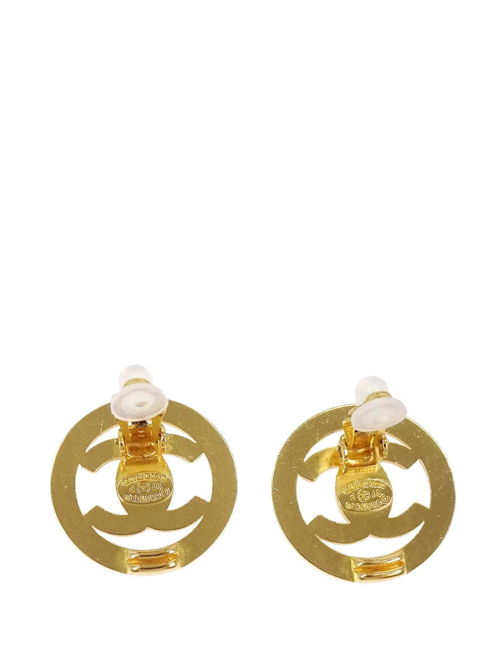 CHANEL Pre-Owned CC Turnlock earrings - Oro