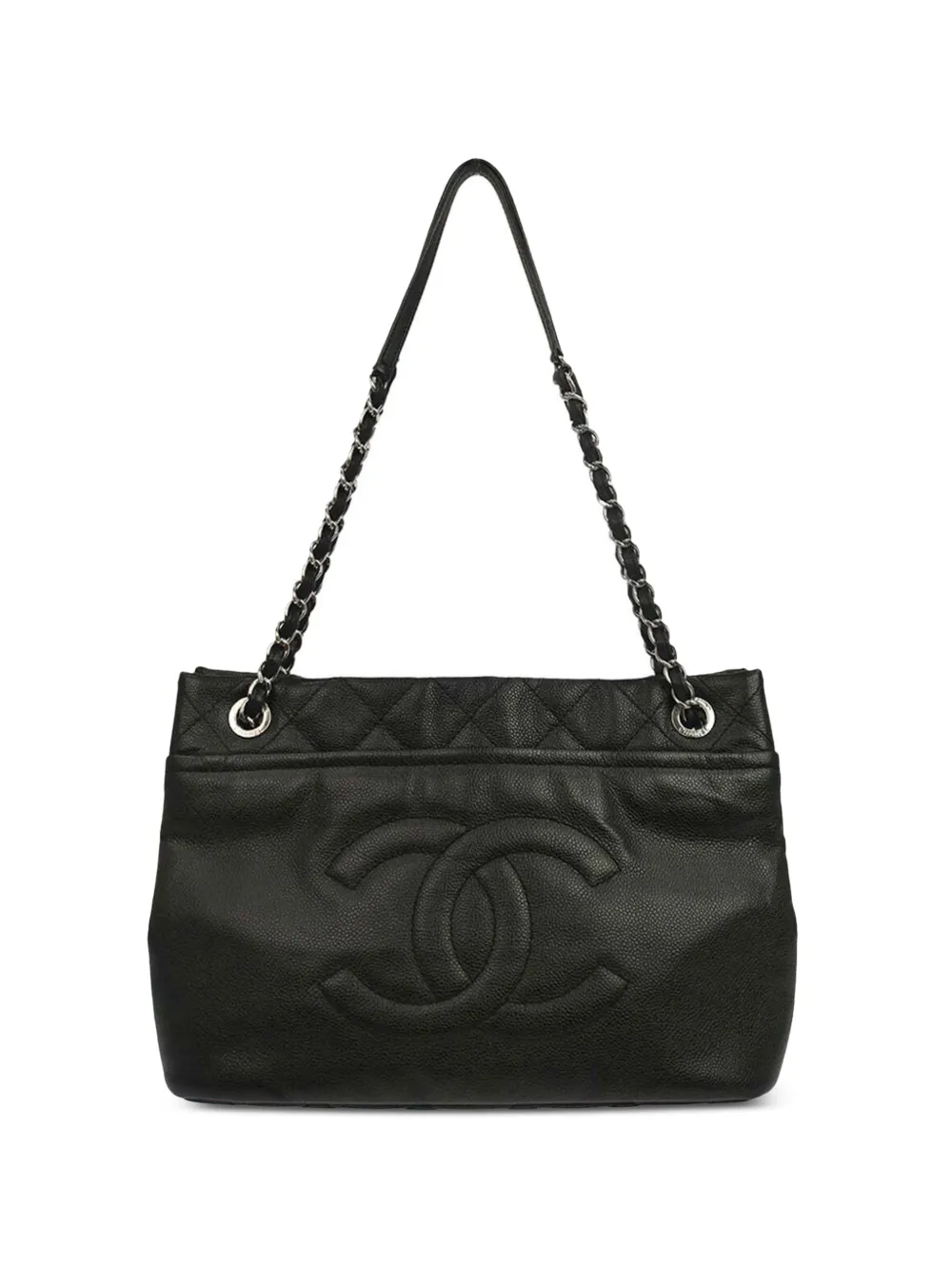 CHANEL Pre-Owned 2012 Timeless CC chain tote bag - Schwarz