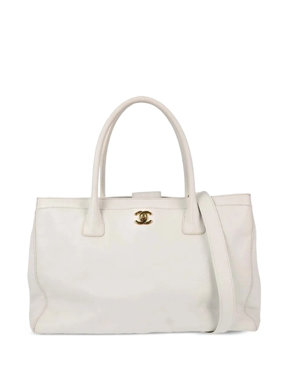 CHANEL Pre-Owned 2006-2008 Executive Cerf tote bag - White