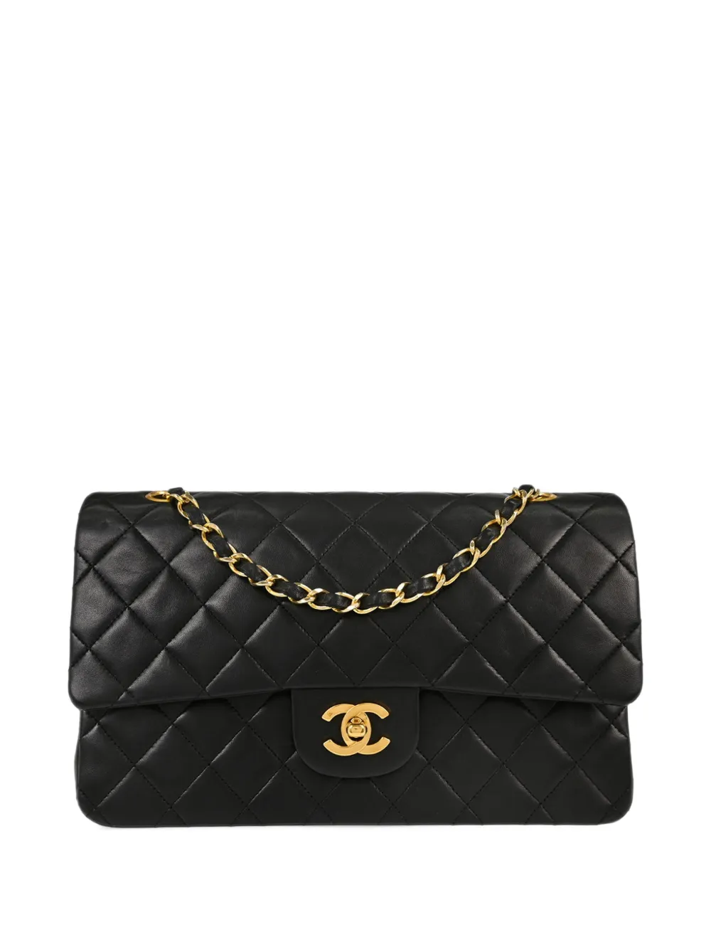 CHANEL Pre-Owned 1989-1991 medium Classic Double Flap shoulder bag - Nero