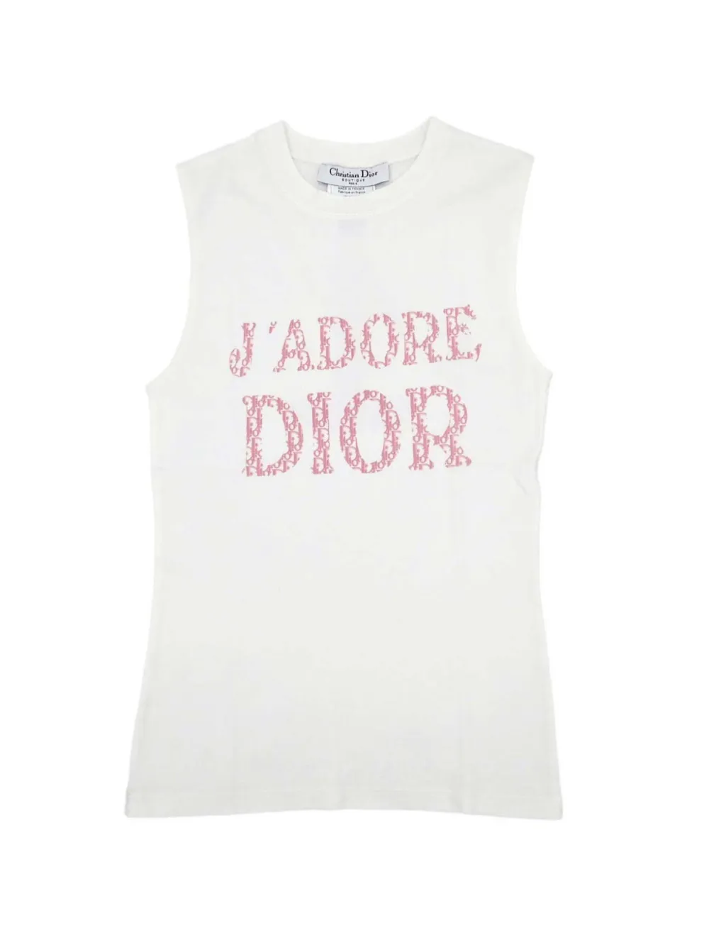 Christian Dior Pre-Owned 2004 Trotter tank top - Weiß