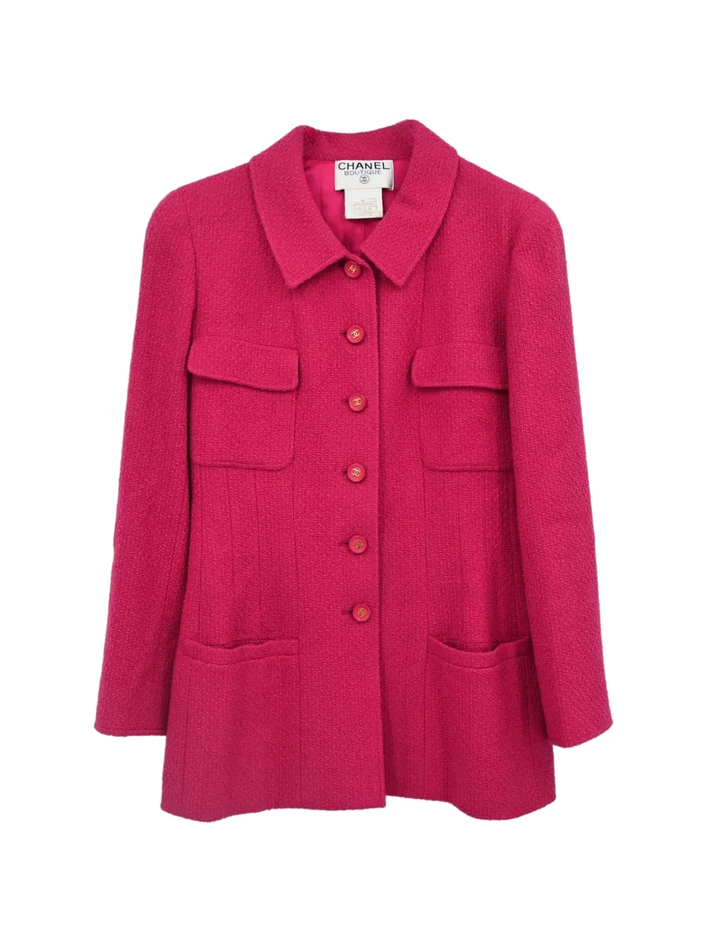 CHANEL Pre-Owned 1995 single-breasted blazer - Rosa