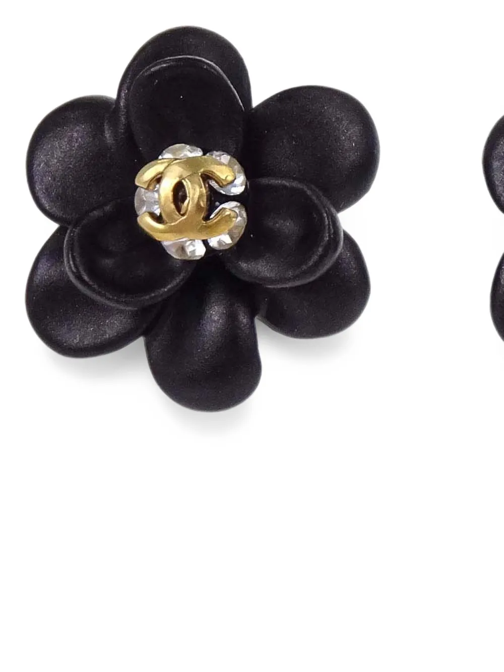 CHANEL Pre-Owned CC-logo earrings - Nero