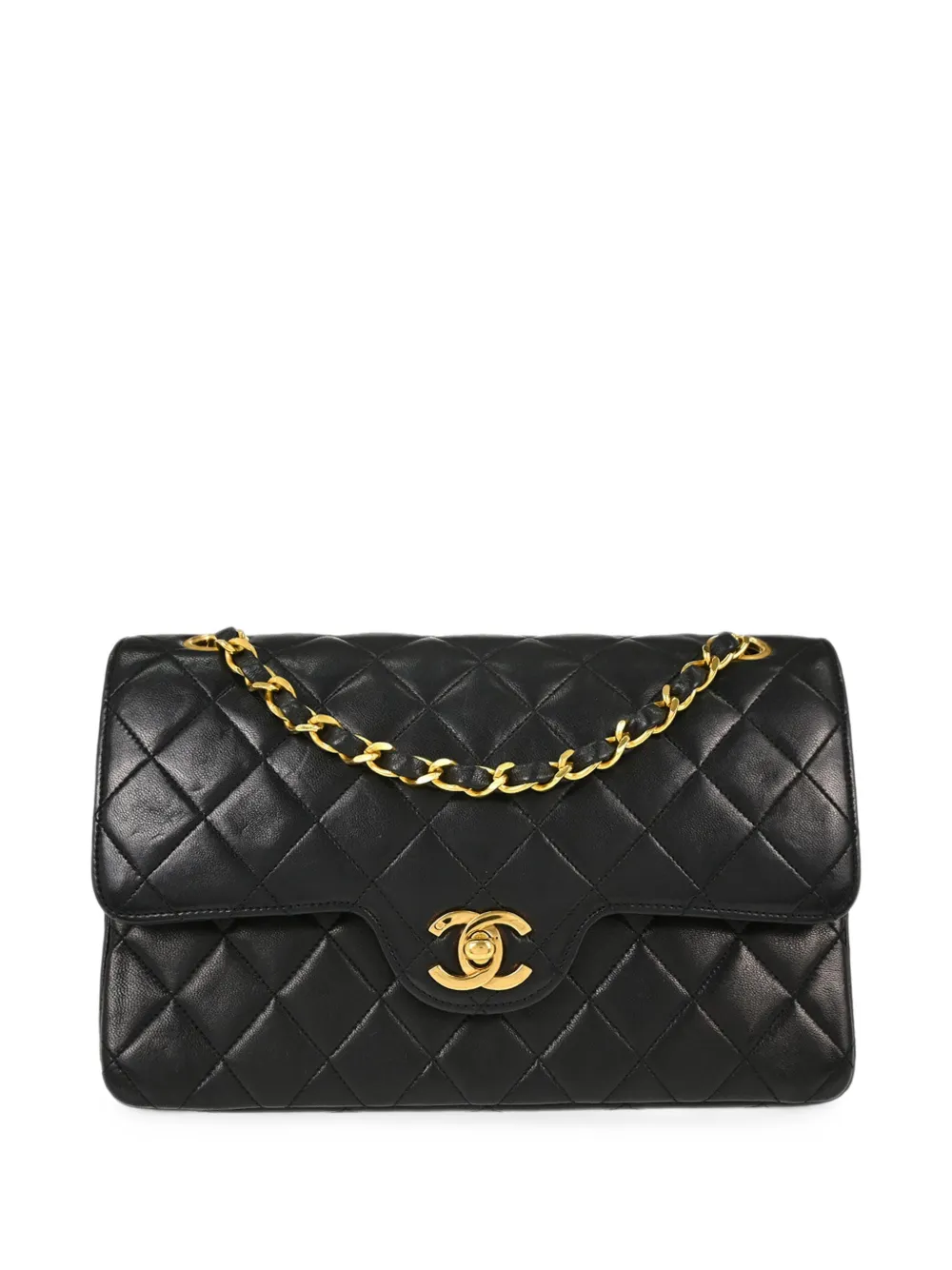 CHANEL Pre-Owned 1986-1988 Double Flap shoulder bag - Nero