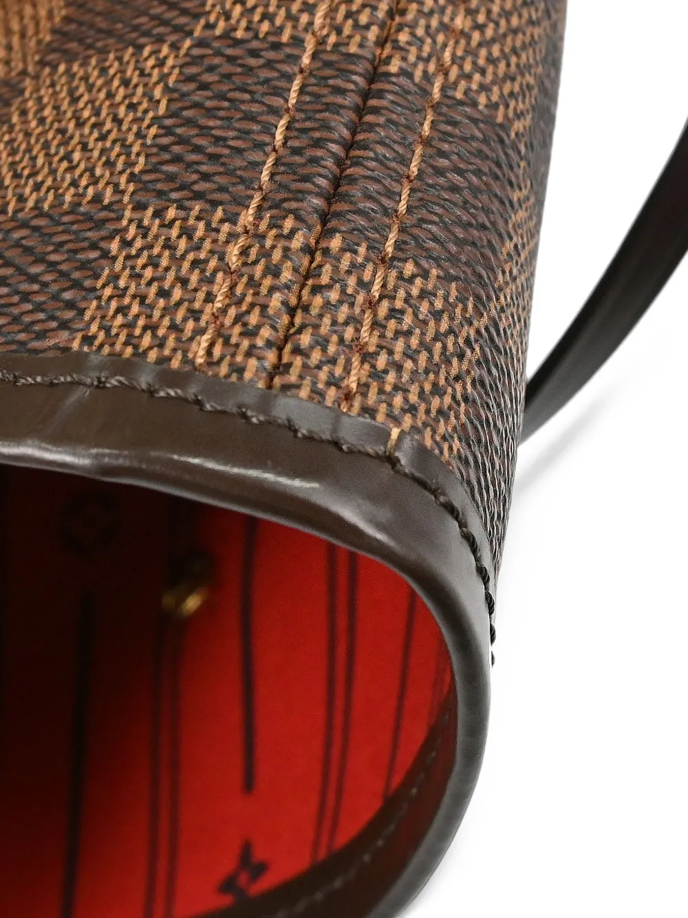 Louis Vuitton Pre-Owned 2010 Neverfull GM Damier Ebène shopper Bruin