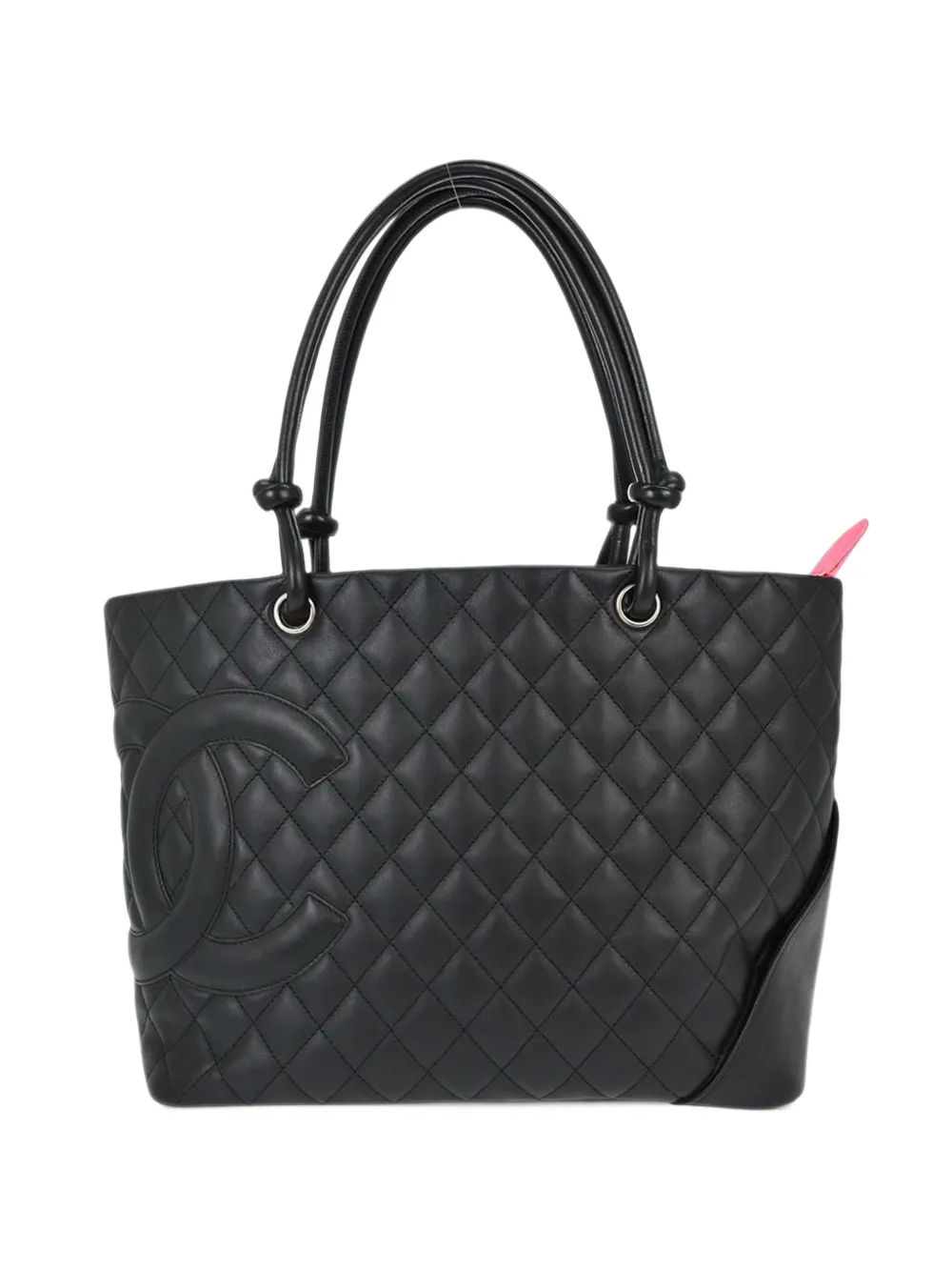 CHANEL Pre-Owned 2004-2005 Cambon Ligne tote bag - Noir CHANEL Pre-Owned 2004-2005 Cambon Ligne tote bag - Noir