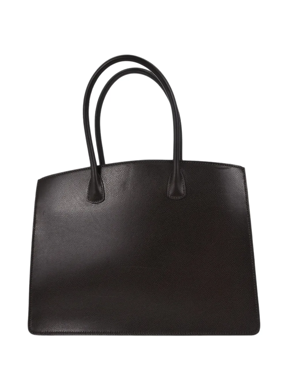 Hermès Pre-Owned 2003 PM White Bus tote bag - Marron Hermès Pre-Owned 2003 PM White Bus tote bag - Marron