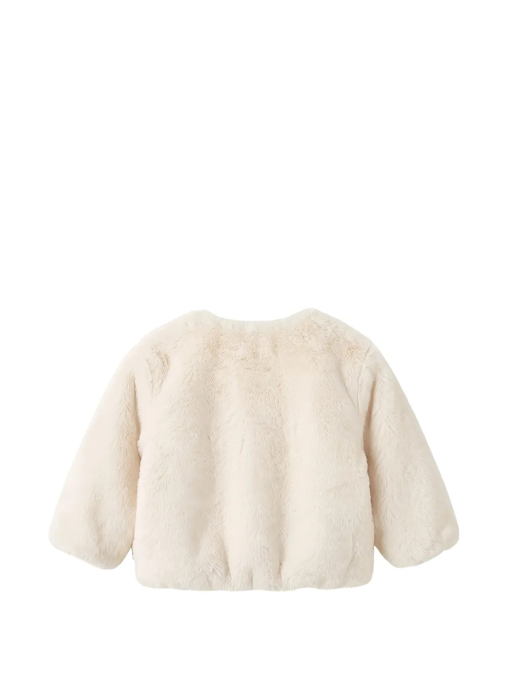 TEDDY & MINOU zip-up faux-fur jacket Beige