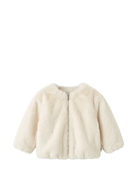 TEDDY & MINOU zip-up faux-fur jacket