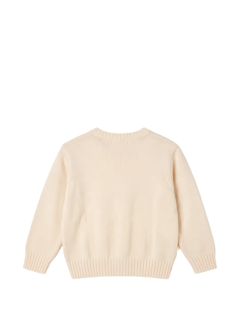 Il Gufo ski-embroidered crew-neck sweater Beige