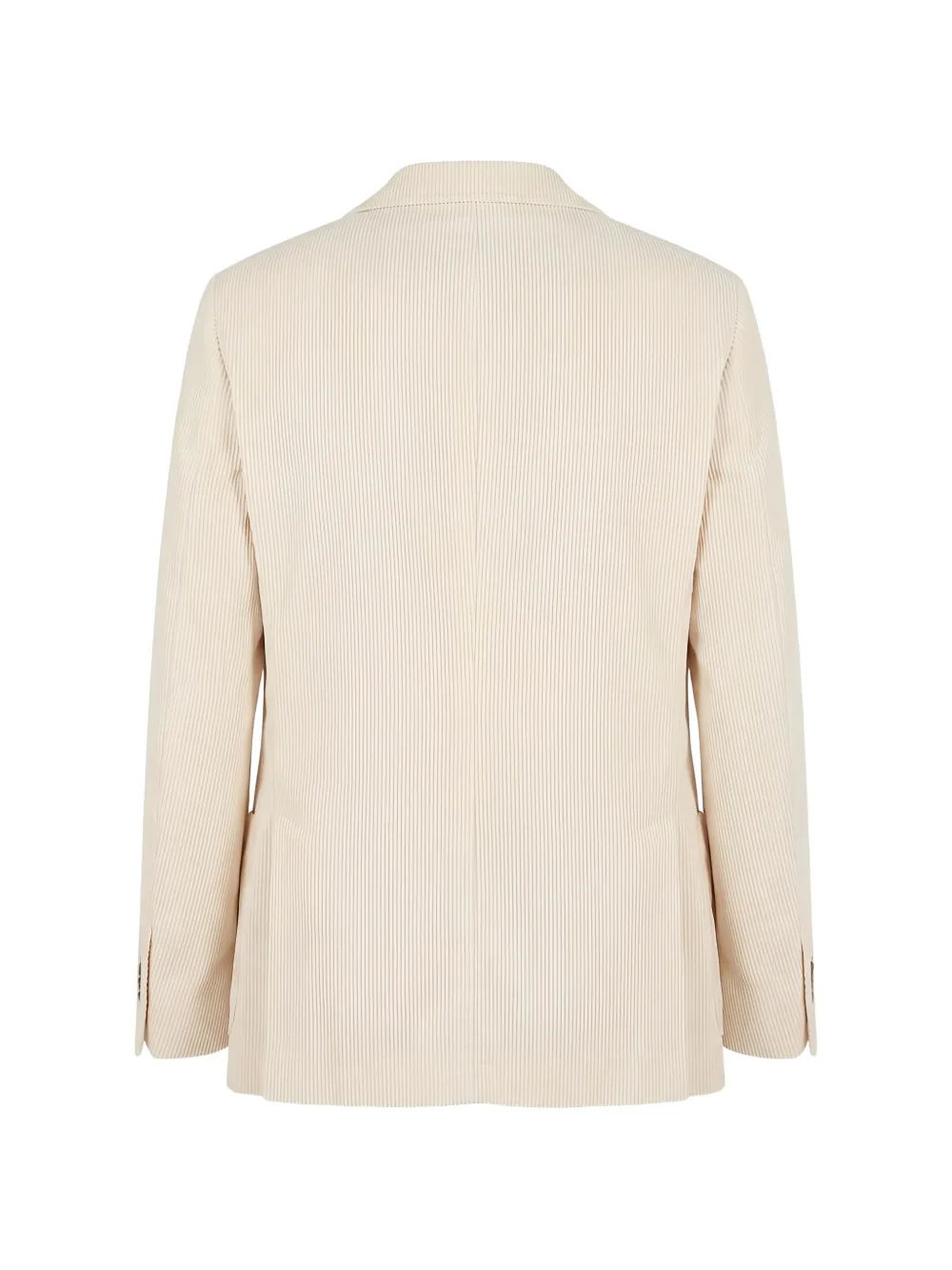 Peserico Ribfluwelen blazer met enkele rij knopen Wit