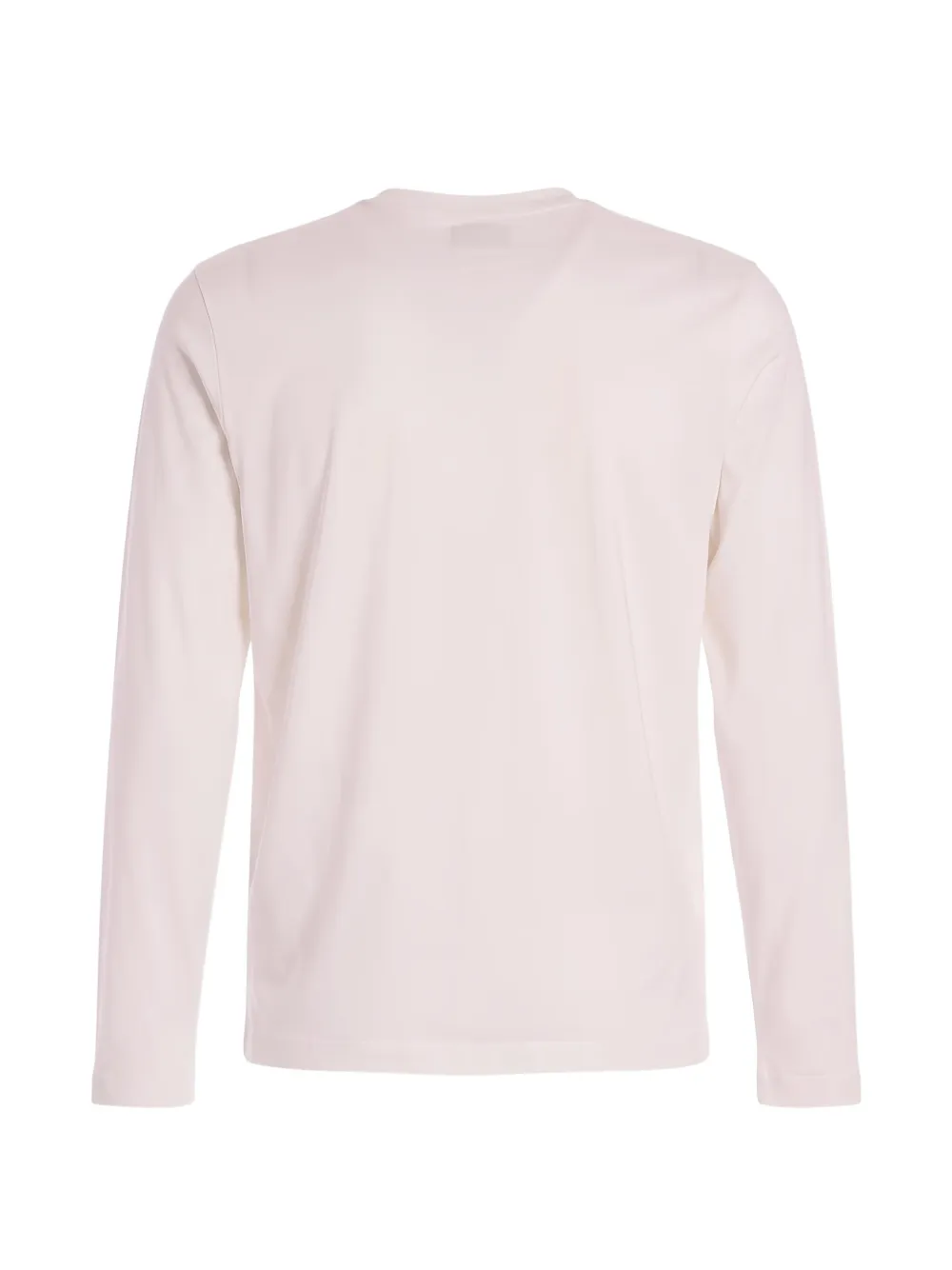 Kiton logo-embroidered long-sleeve T-shirt Wit